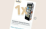 Screenshot einer WhatsApp-Nachricht, die einen von 2000 Krombacher-Kühlschränken als Gewinn in Aussicht stellt. Das Gewinnspiel ist eine Falle! Screenshot: mimikama.at